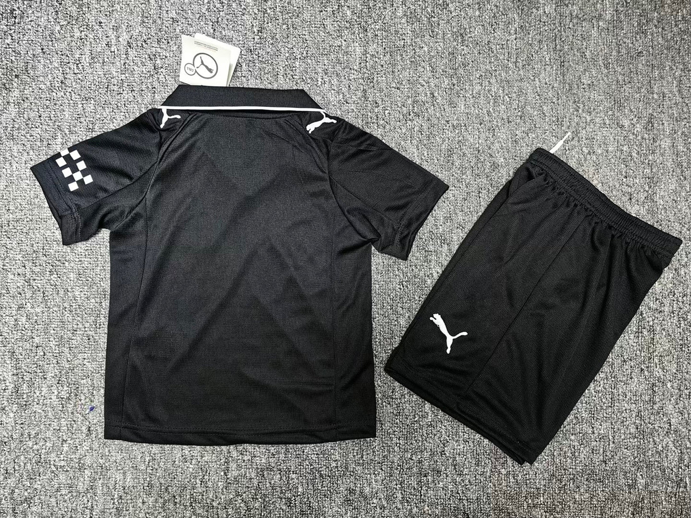 Manchester City Kids Away Kit 2025/2026 - Black Edition