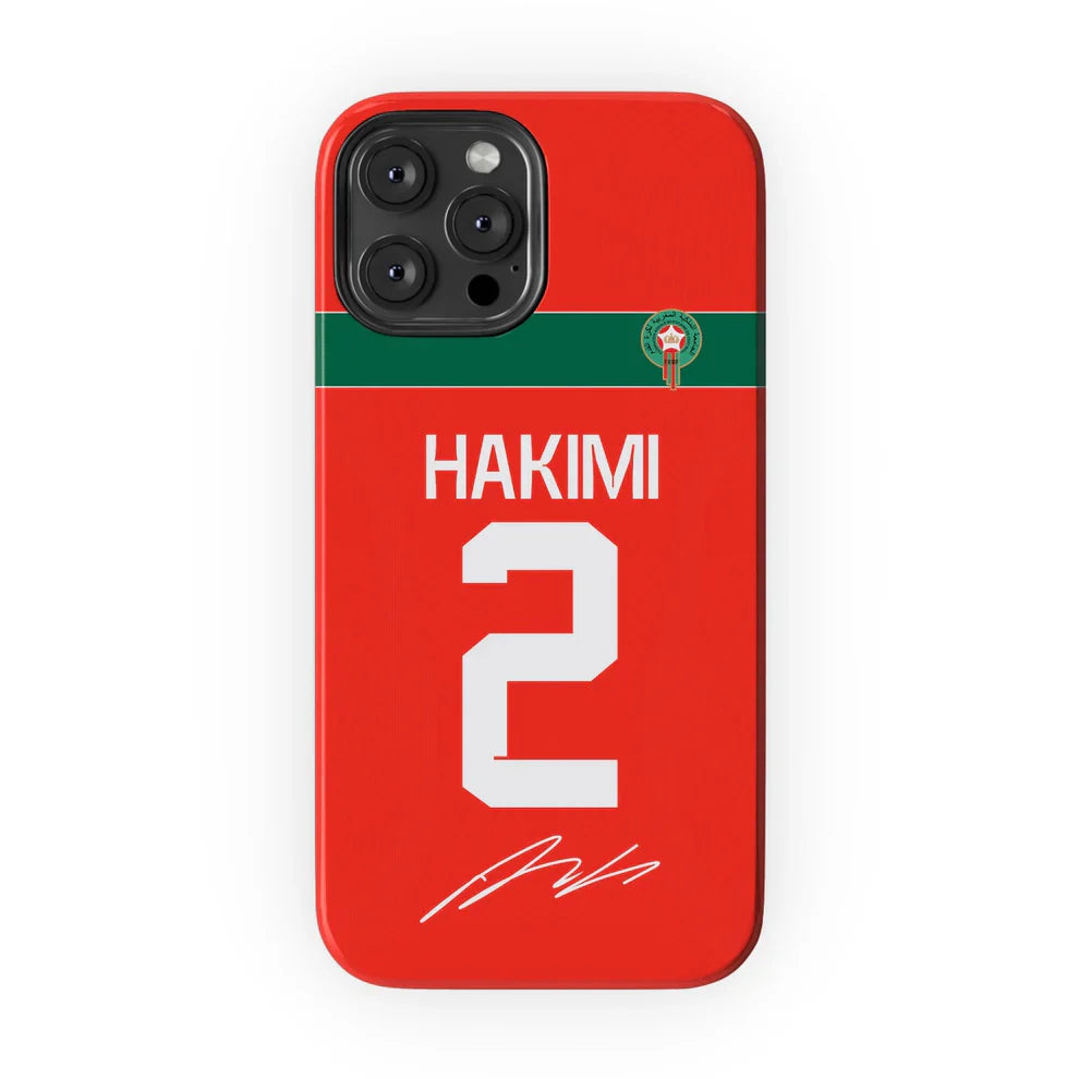 Morocco Home Cover - Custom Soccer Phone Case 2 Hakimi