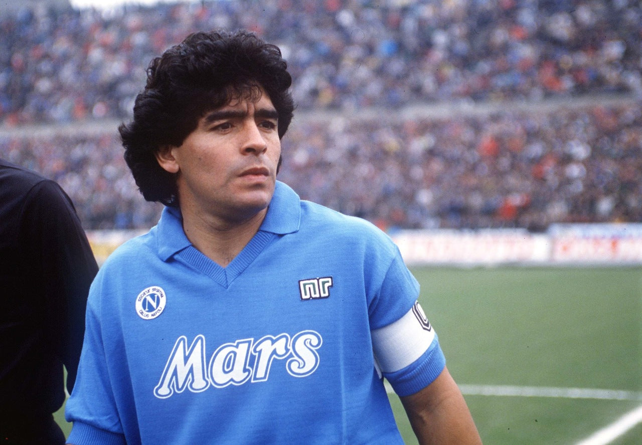 Diego Maradona 10 Napoli Thuis Shirt 1988/1989 - S tot XXL