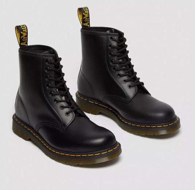 Dr. Martens 1460 Lace Up Boots - Smooth Leather Black