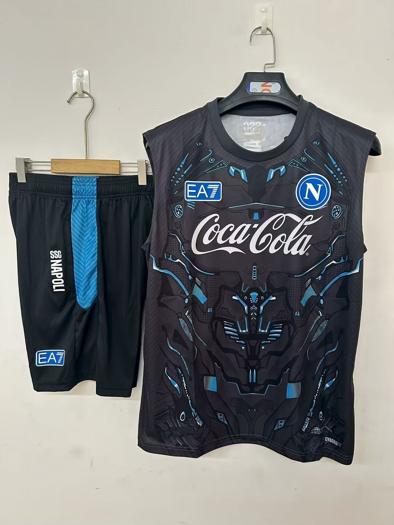 Napoli Kit Training Tank Top Black 2025/2026