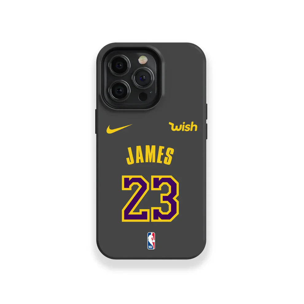Los Angeles Lakers Cover - Custom Soccer Phone Case 23 James